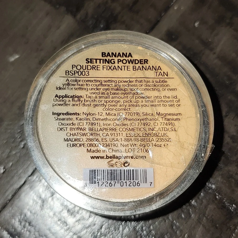 Bellapierre Banana Setting Powder -Tan-NEW- FULL Size